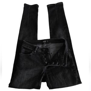 NEUW W28 L32 Iggy Skinny Black Button Fly Jeans